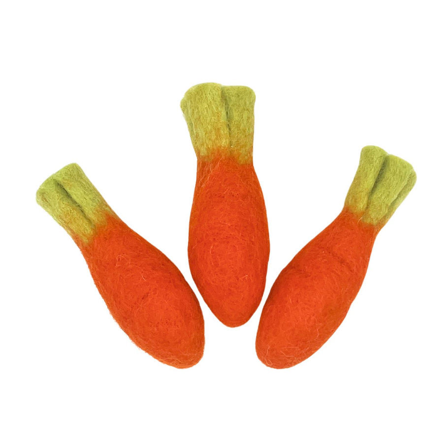 Three Crisp Carrots